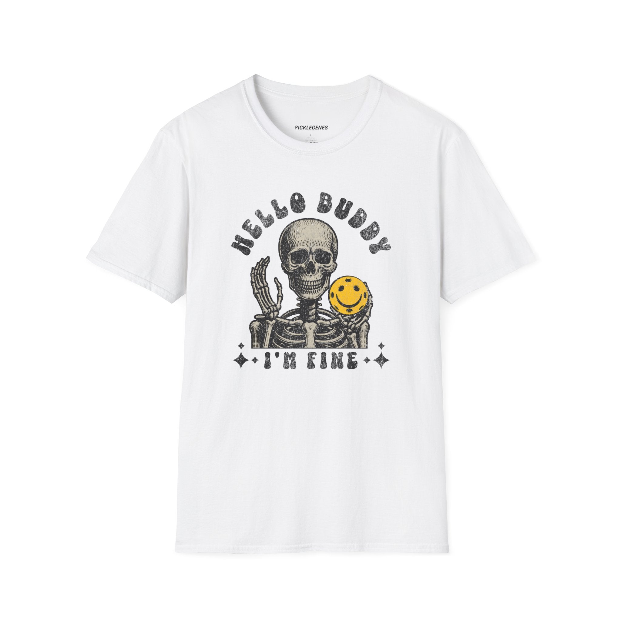 Hello Buddy I’m Fine Pickleball T-Shirt - Pickleball T-Shirt Design 8