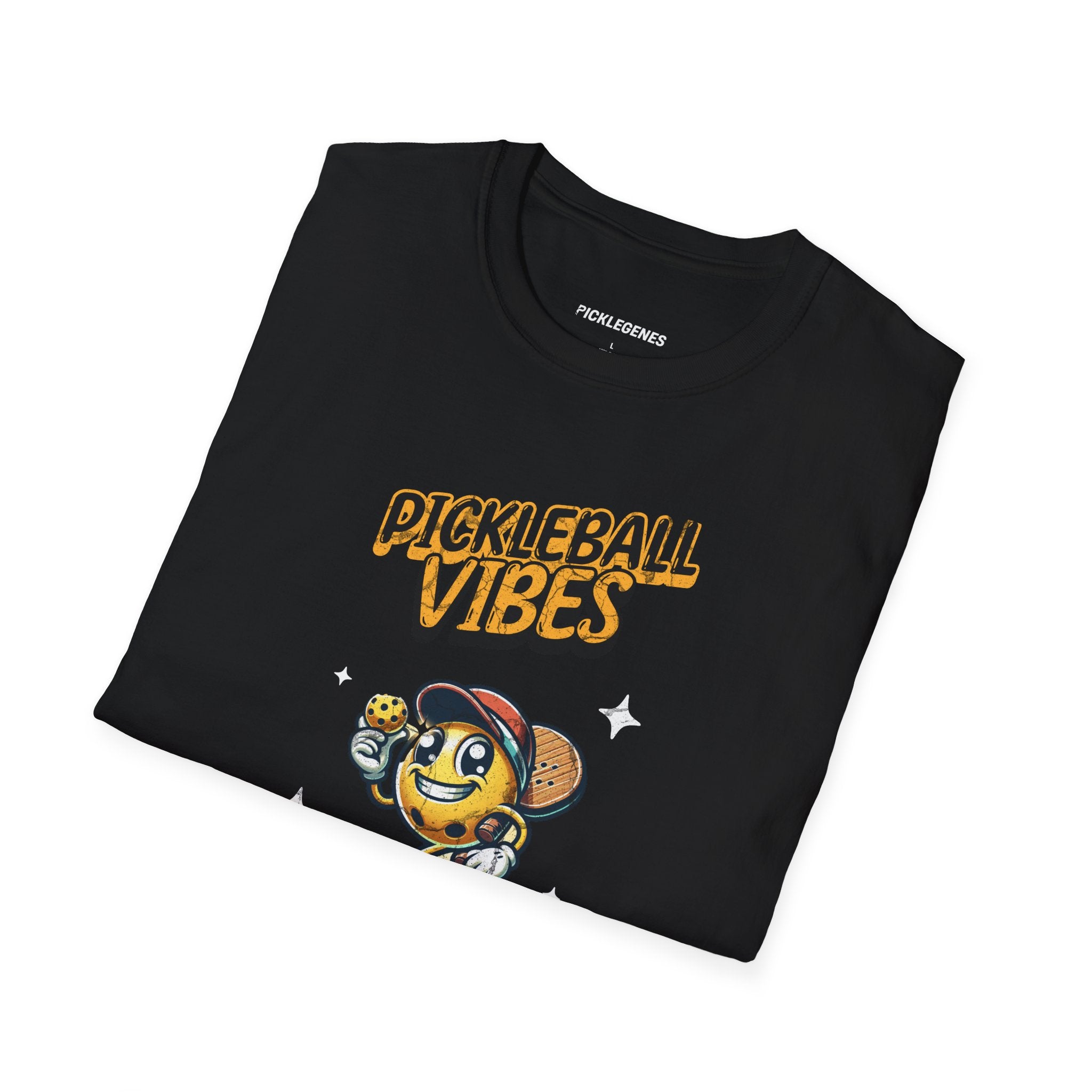 Pickleball Vibes Animated Funny Pickleball T-shirt for Pickleball Players - Pickleball T-Shirt Design 20