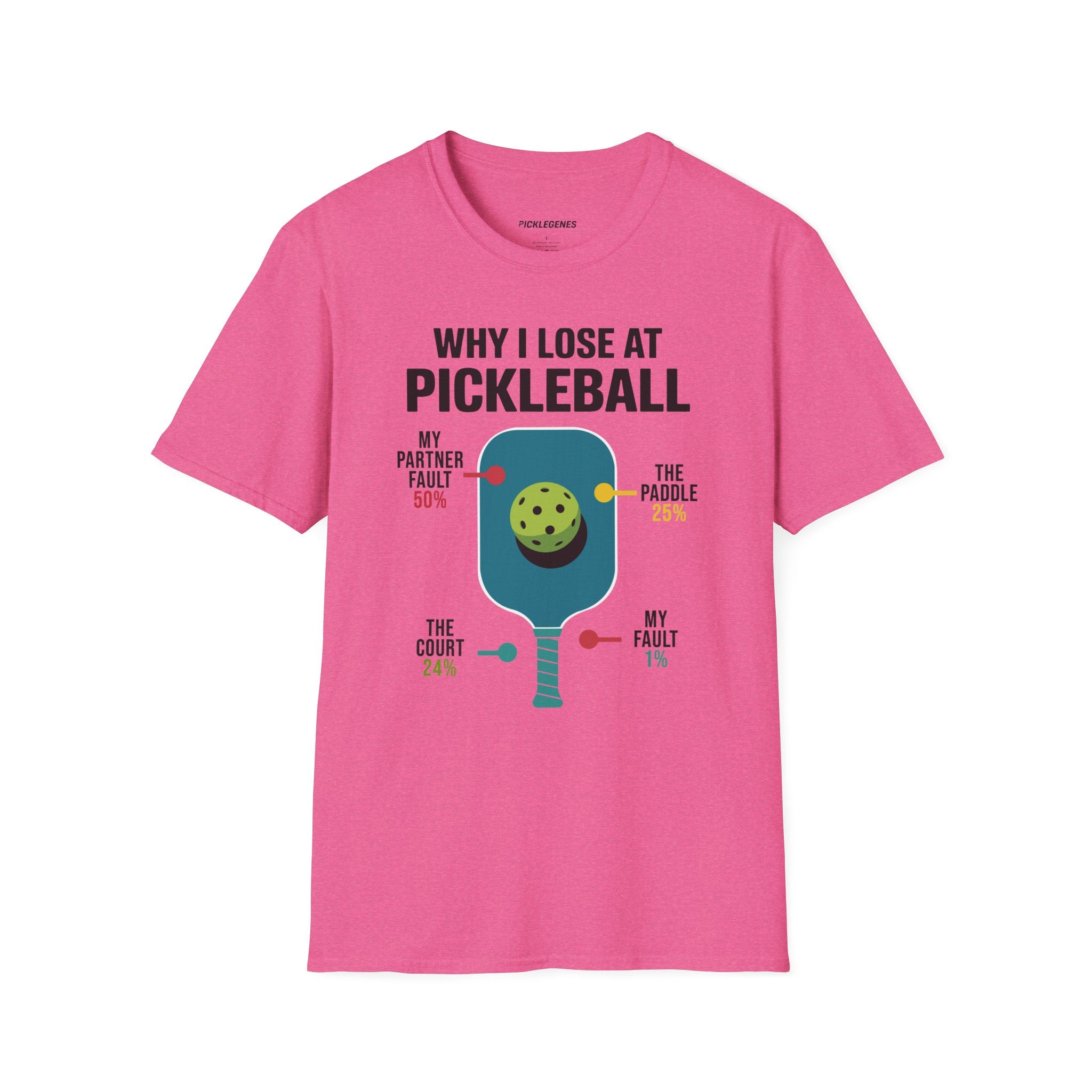 Why I Lose At Pickleball T-shirt - Pickleball T-Shirt Design 14