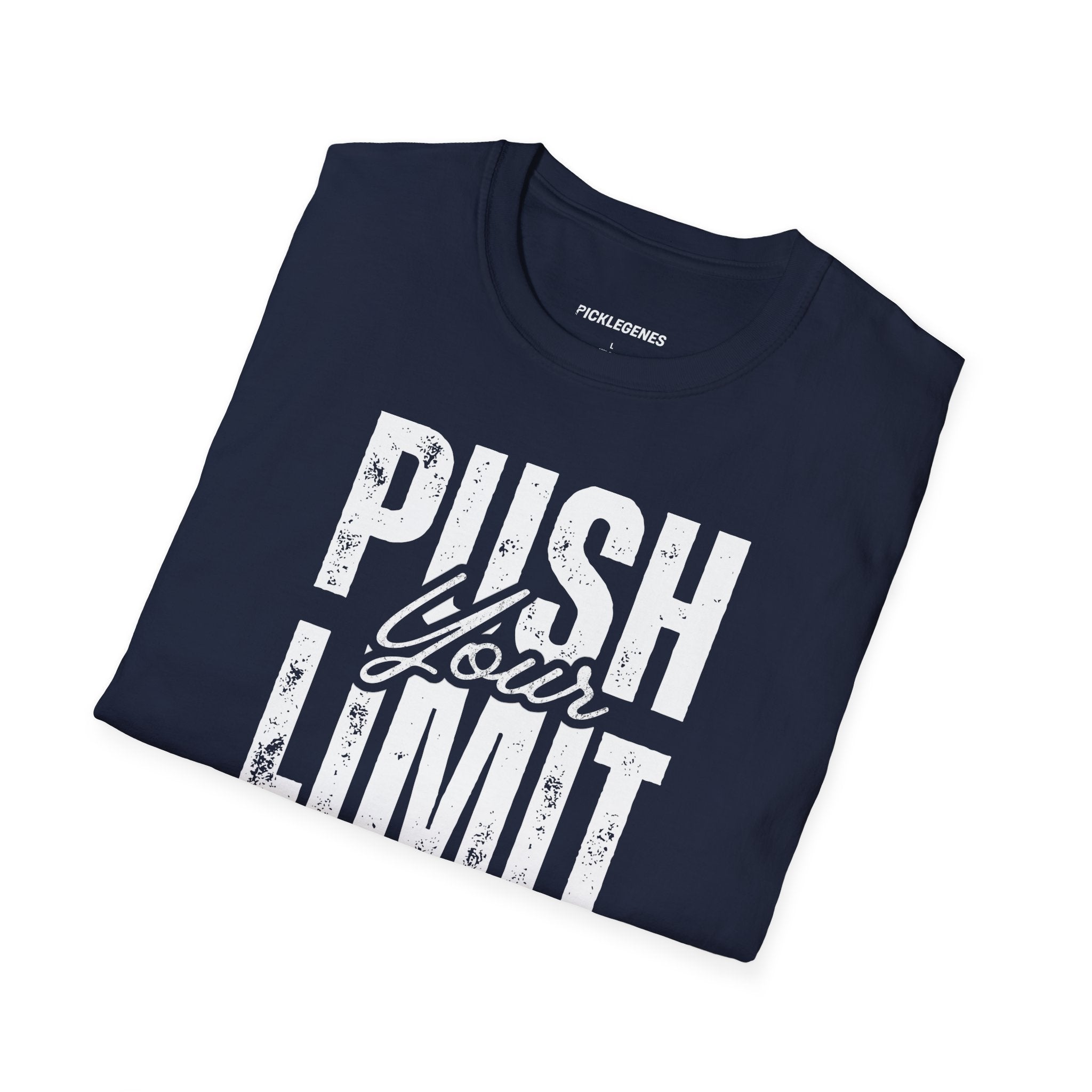 Push Your Limit Athletic Pickleball T-shirt - Pickleball T-Shirt Design 31