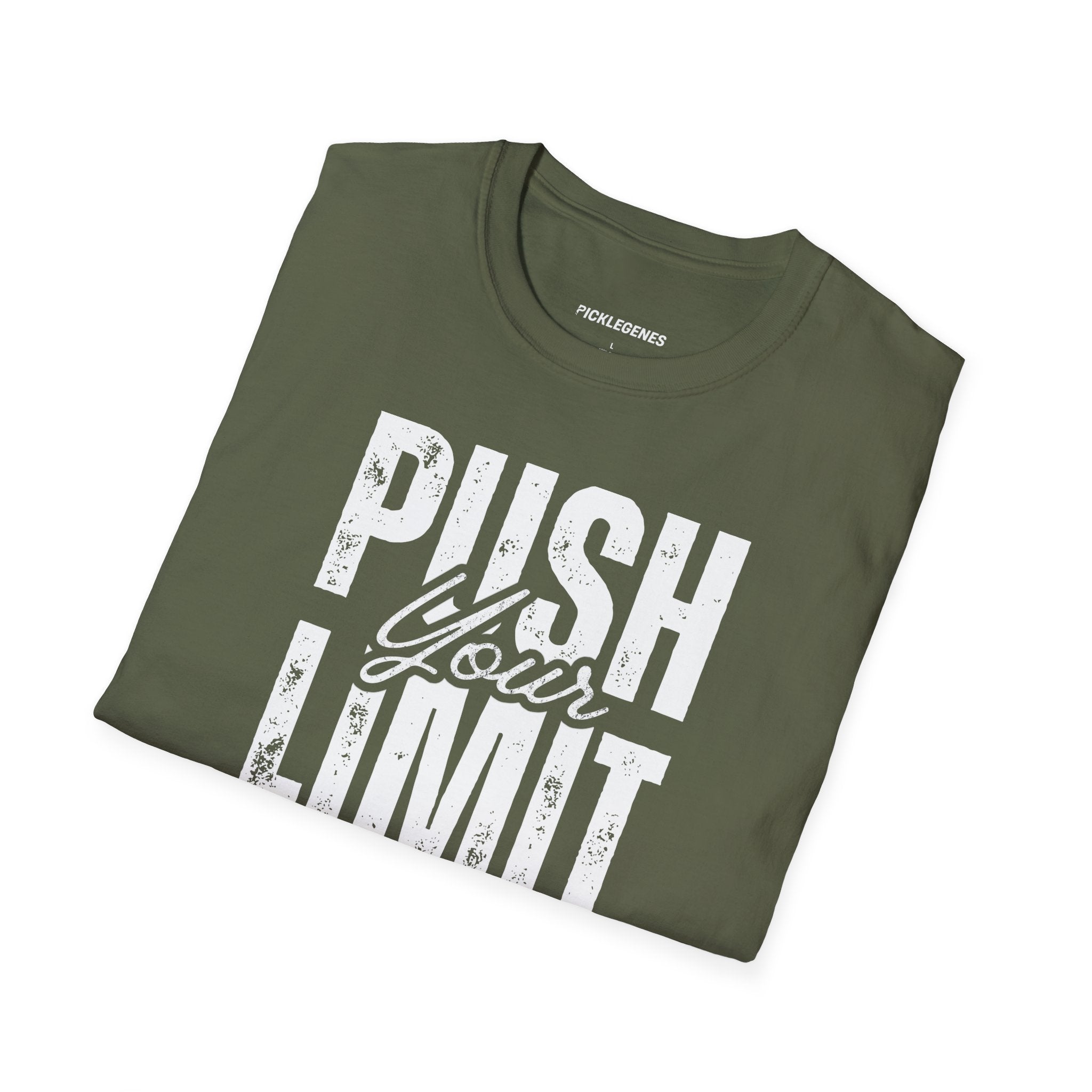 Push Your Limit Athletic Pickleball T-shirt - Pickleball T-Shirt Design 25