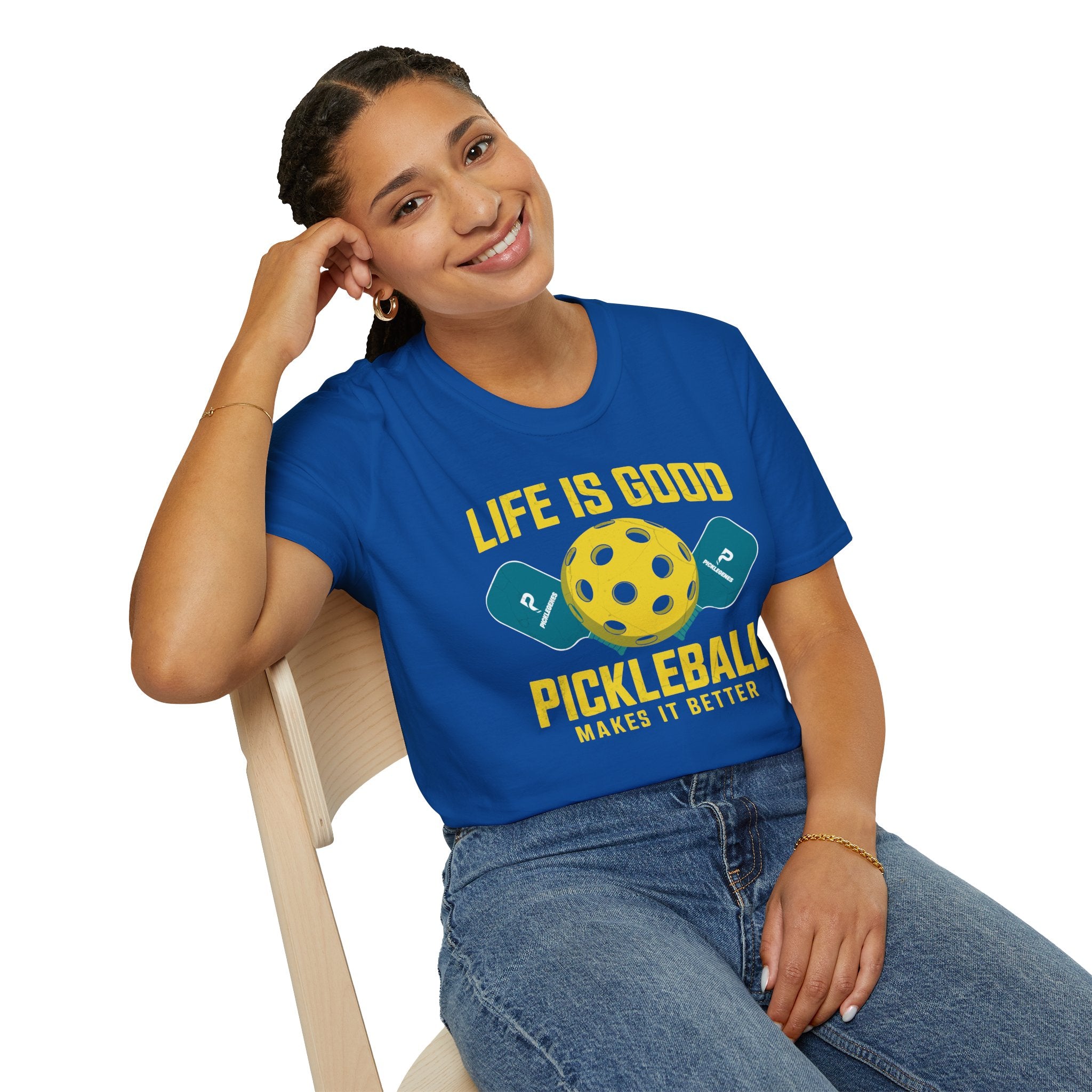 Life Is Good Funny Pickleball T-shirt - Pickleball T-Shirt Design 26