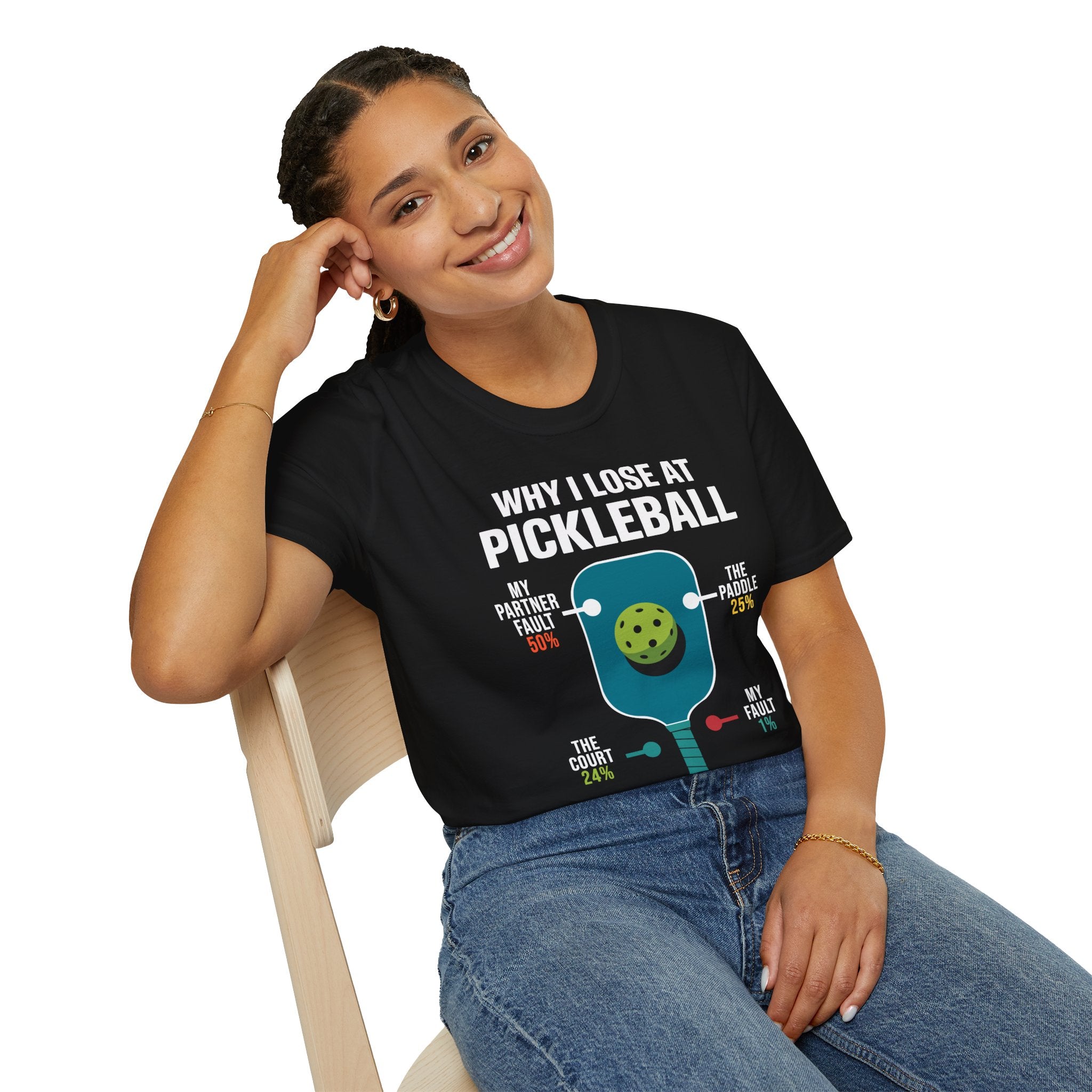 Why I Lose At Pickleball T-shirt - Pickleball T-Shirt Design 34