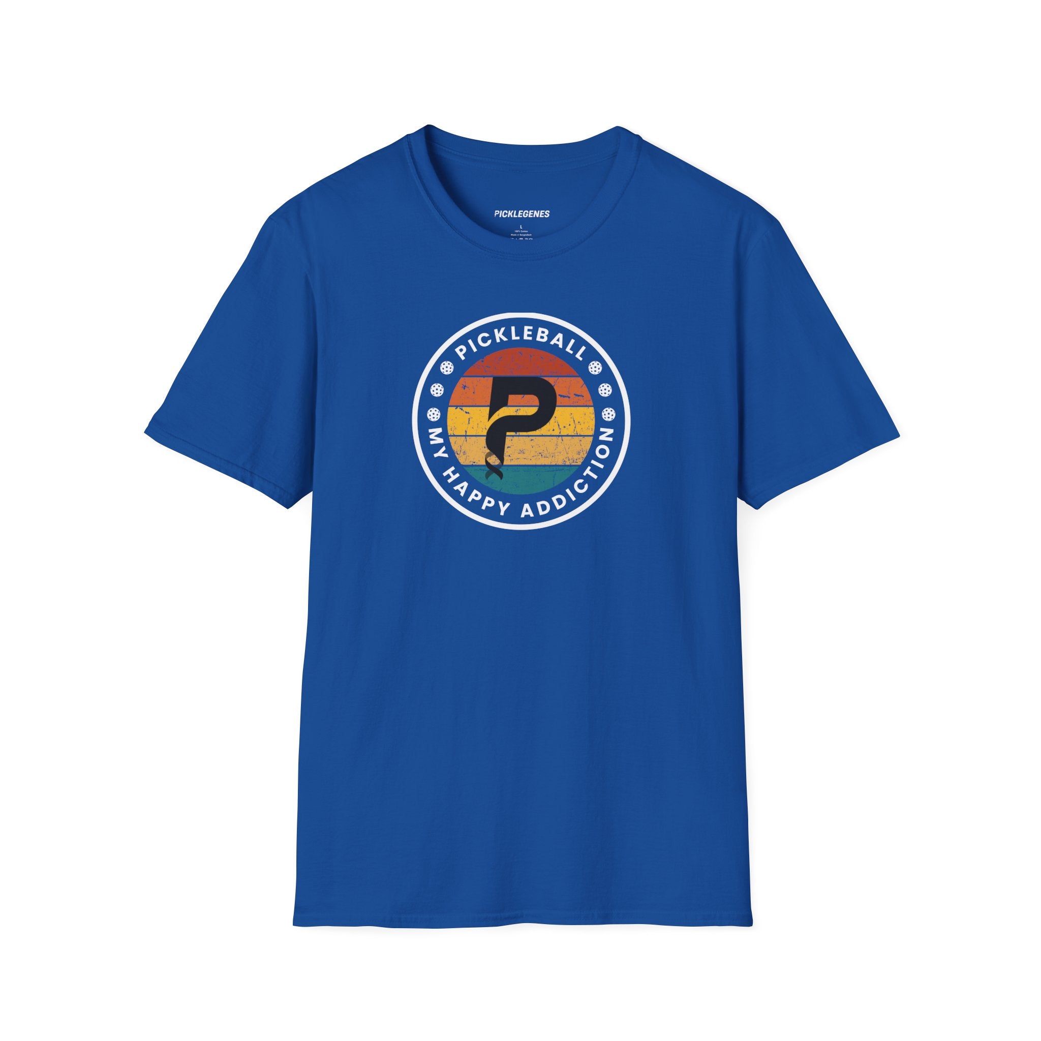 Pickleball My Happy Addiction Pickleball T-shirt - Pickleball T-Shirt Design 11