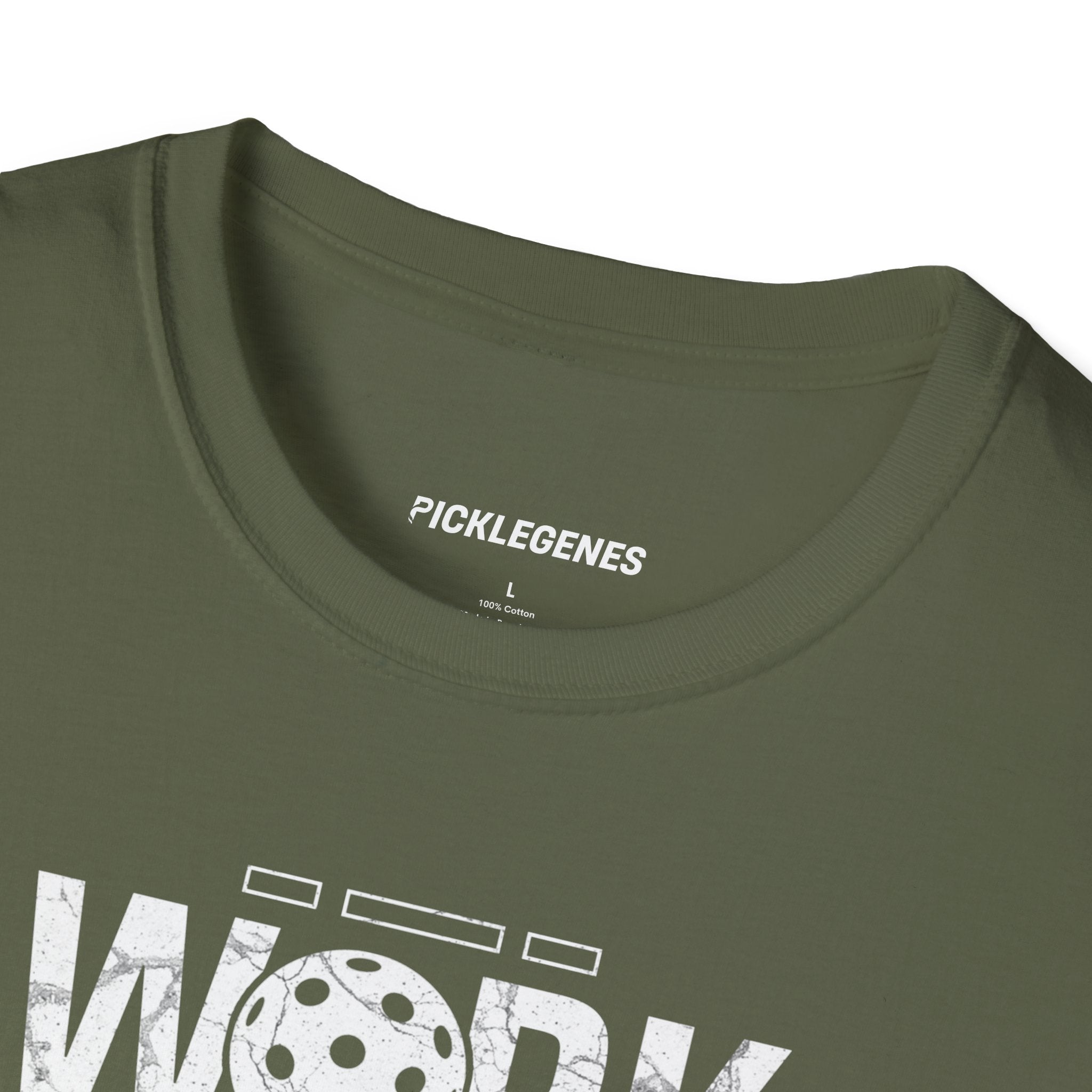 Work Hard And Play Big Pickleball T-shirt - Pickleball T-Shirt Design 25