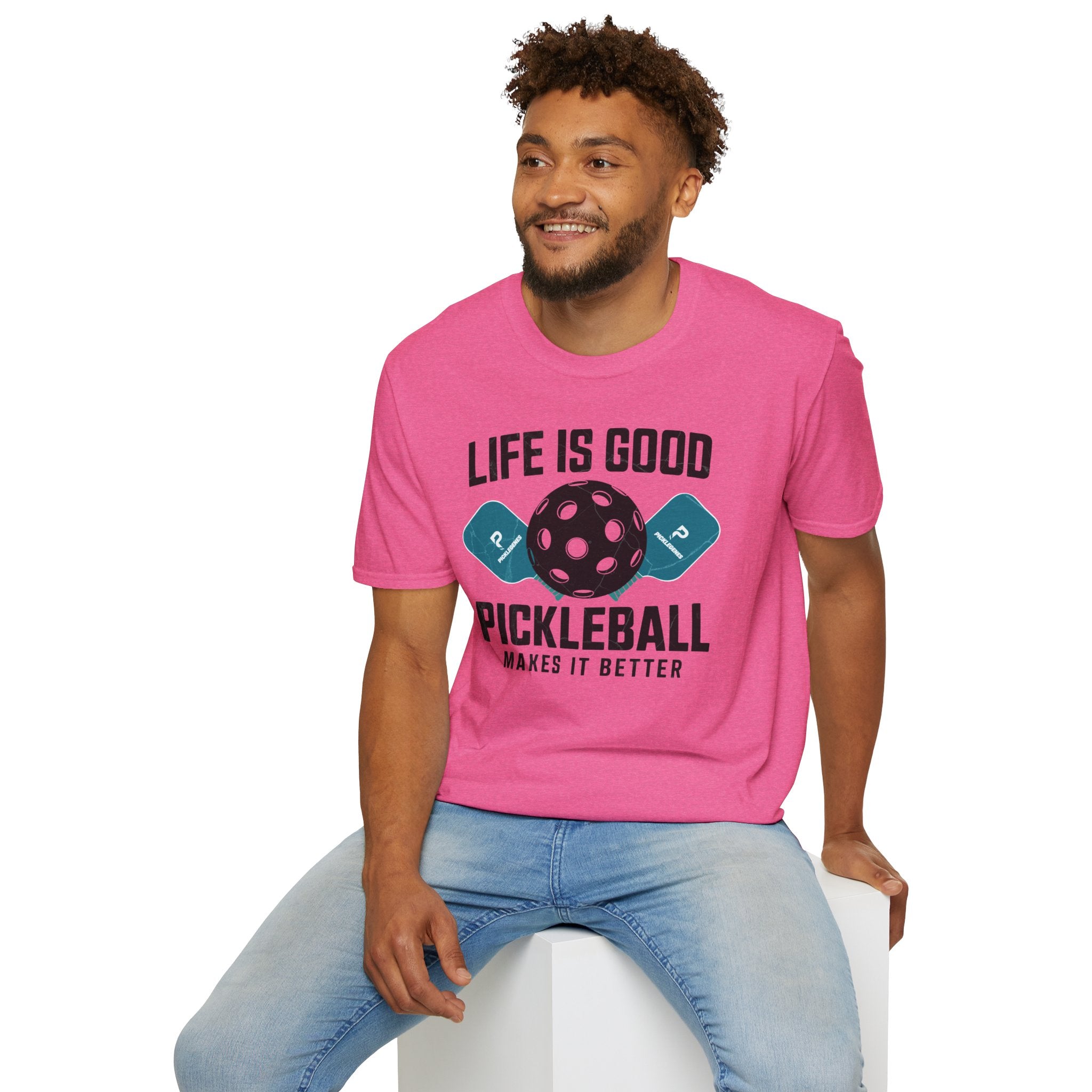 Life Is Good Funny Pickleball T-shirt - Pickleball T-Shirt Design 41