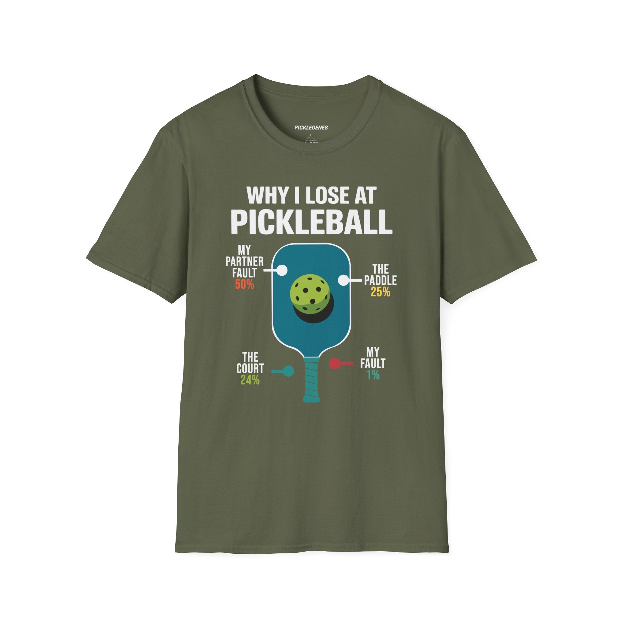 Why I Lose At Pickleball T-shirt - Pickleball T-Shirt Design 13