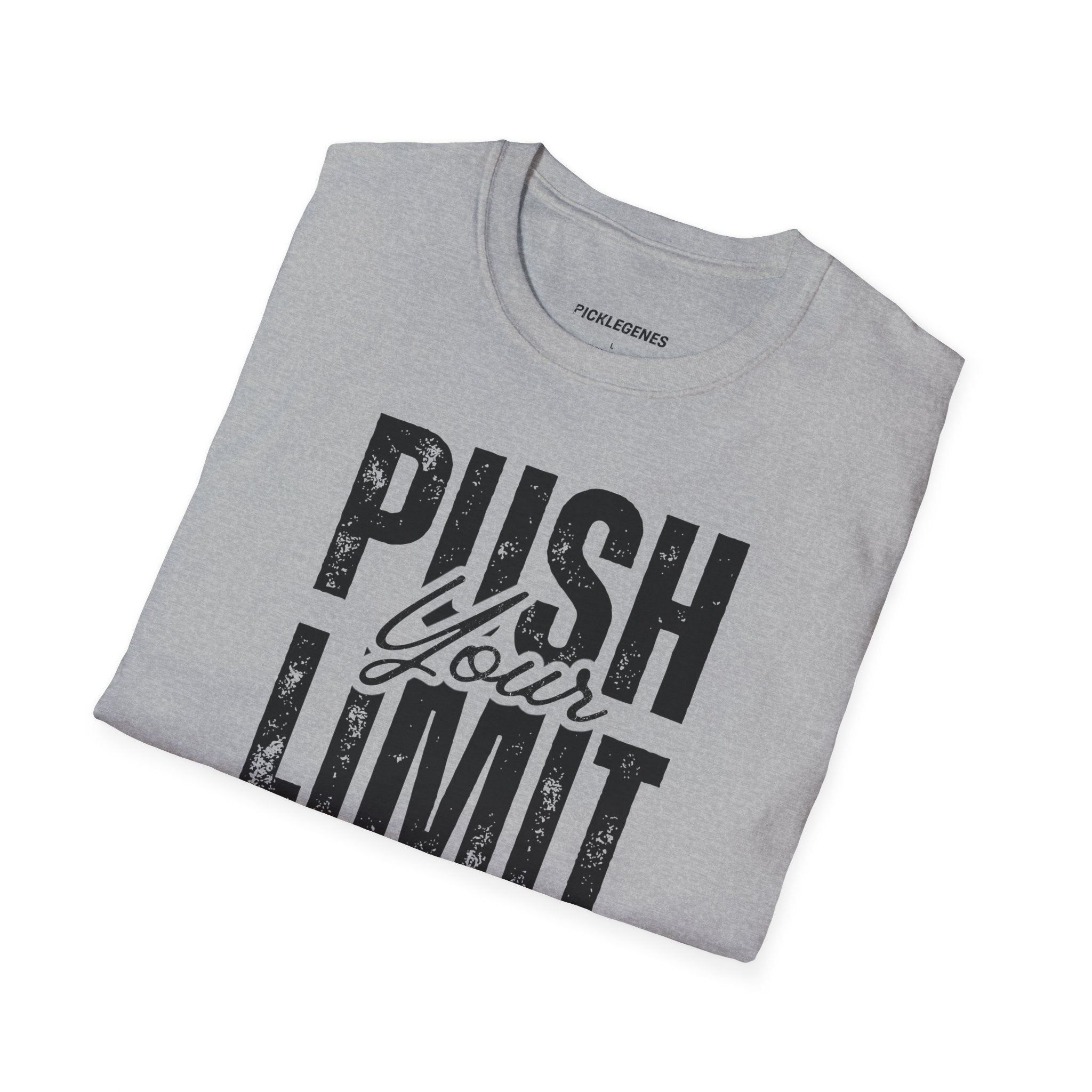 Push Your Limit Athletic Pickleball T-shirt - Pickleball T-Shirt Design 22