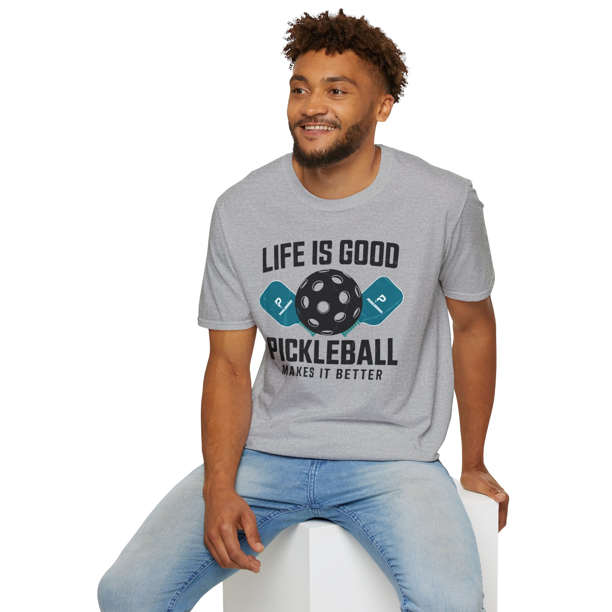 Life Is Good Funny Pickleball T-shirt - Pickleball T-Shirt Design 29