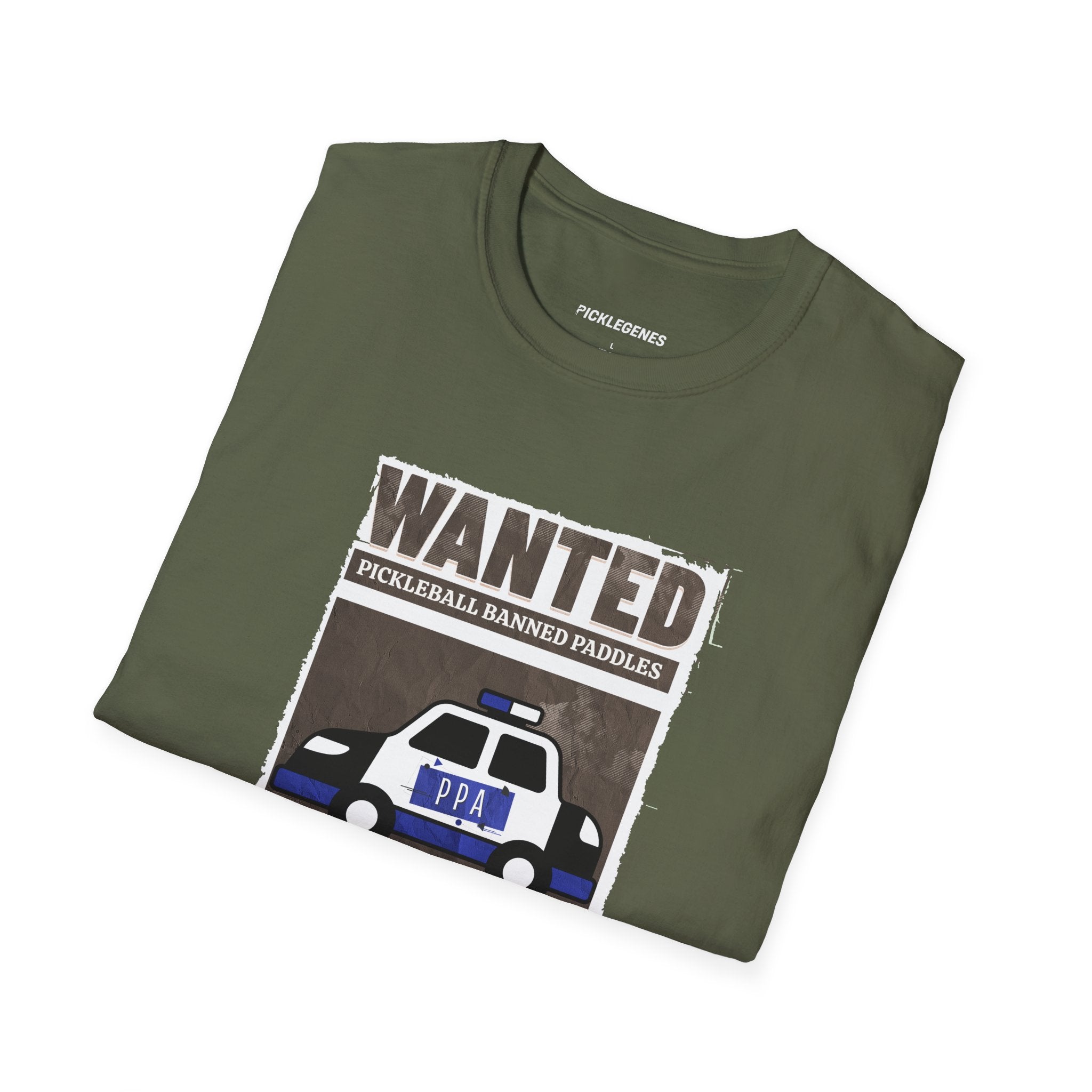 Wanted Banned Pickleball T-Shirt - Pickleball T-Shirt Design 26