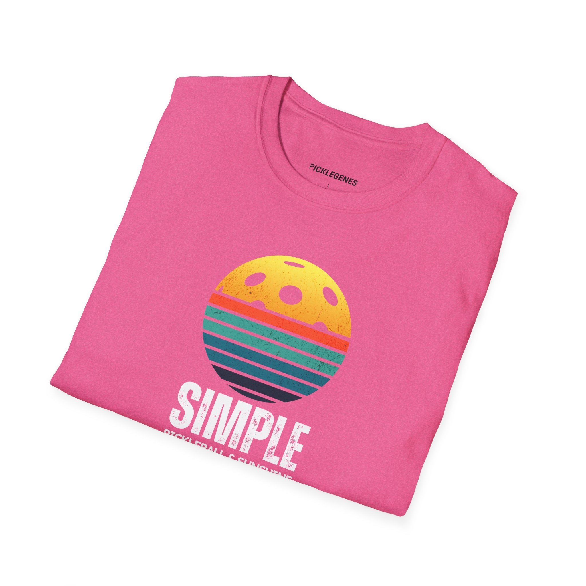 Simple Pickleball And Sunshine Pickleball T-shirt - Pickleball T-Shirt Design 35