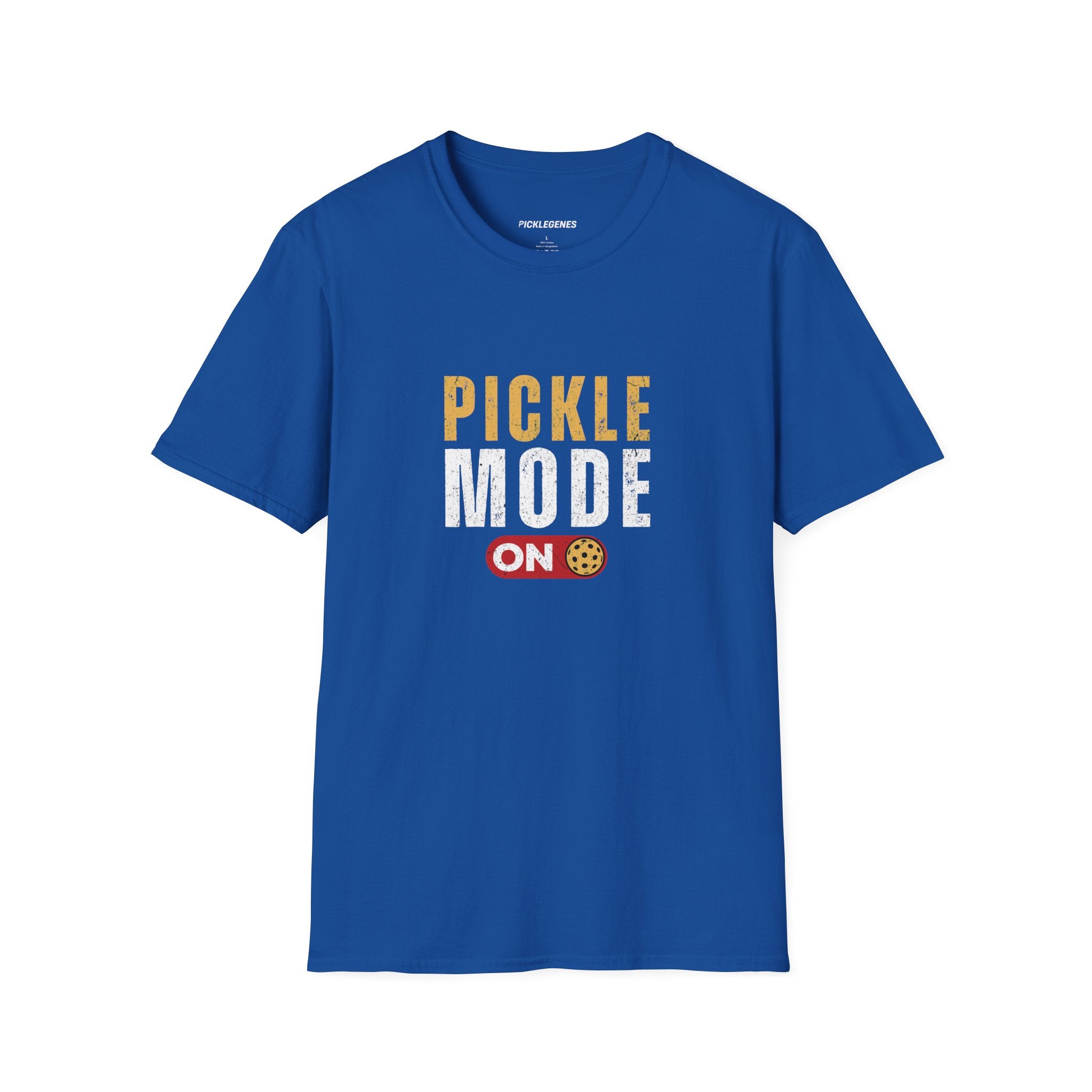 Pickle Mode on Cool Pickleball T-shirt - Pickleball T-Shirt Design 12