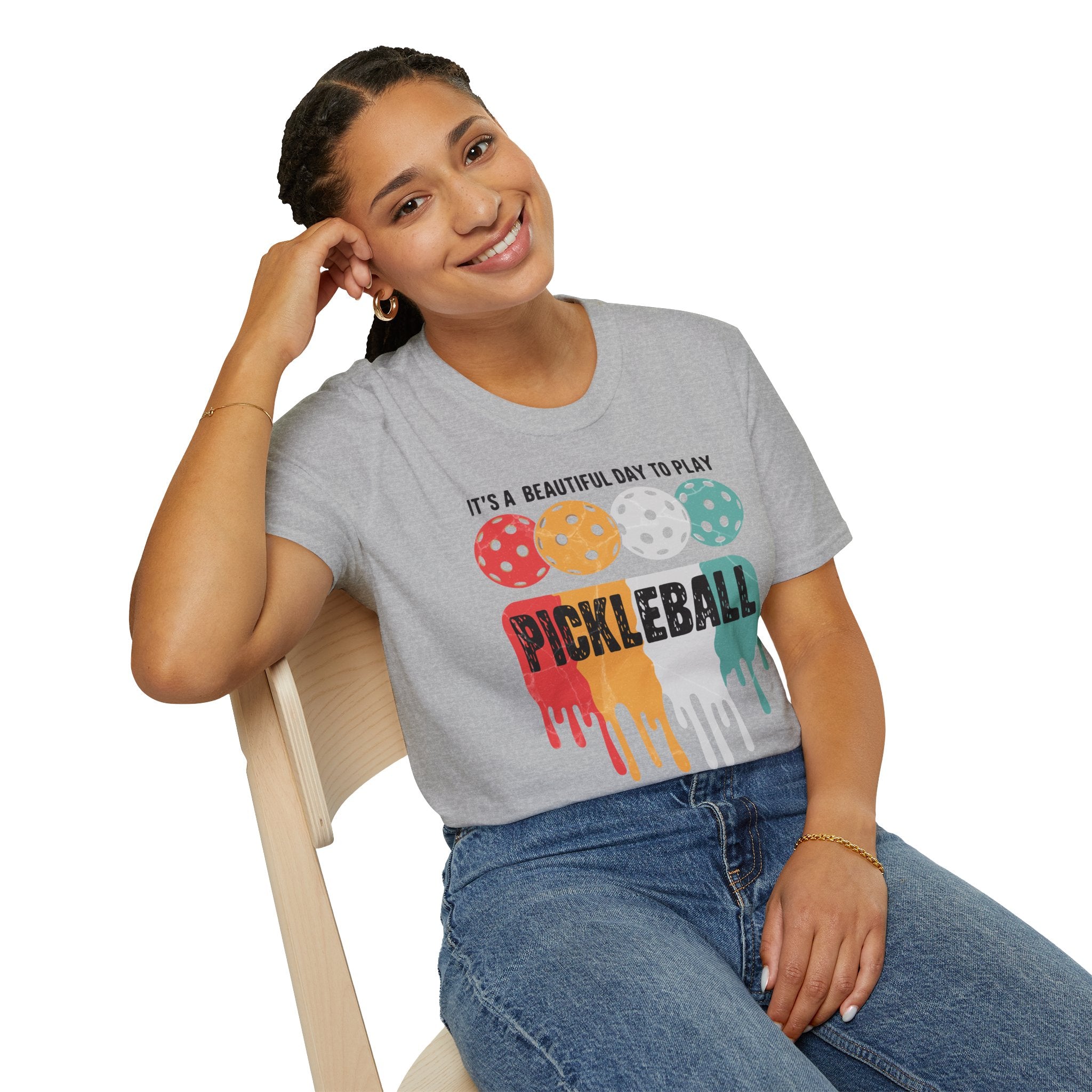 It's A Beautiful Day To Play Pickleball T-shrit - Pickleball T-Shirt Design 30