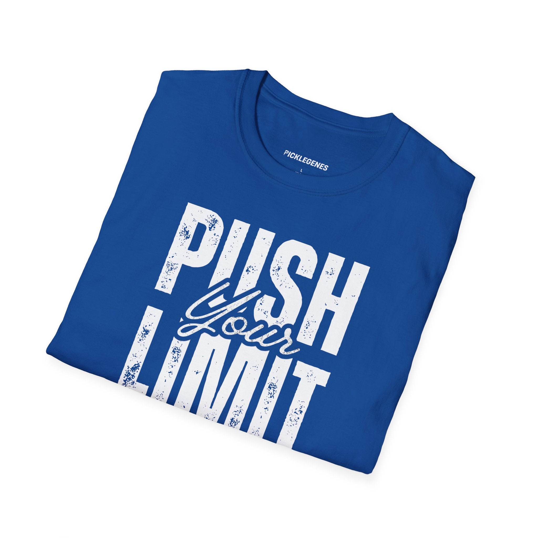 Push Your Limit Athletic Pickleball T-shirt - Pickleball T-Shirt Design 28