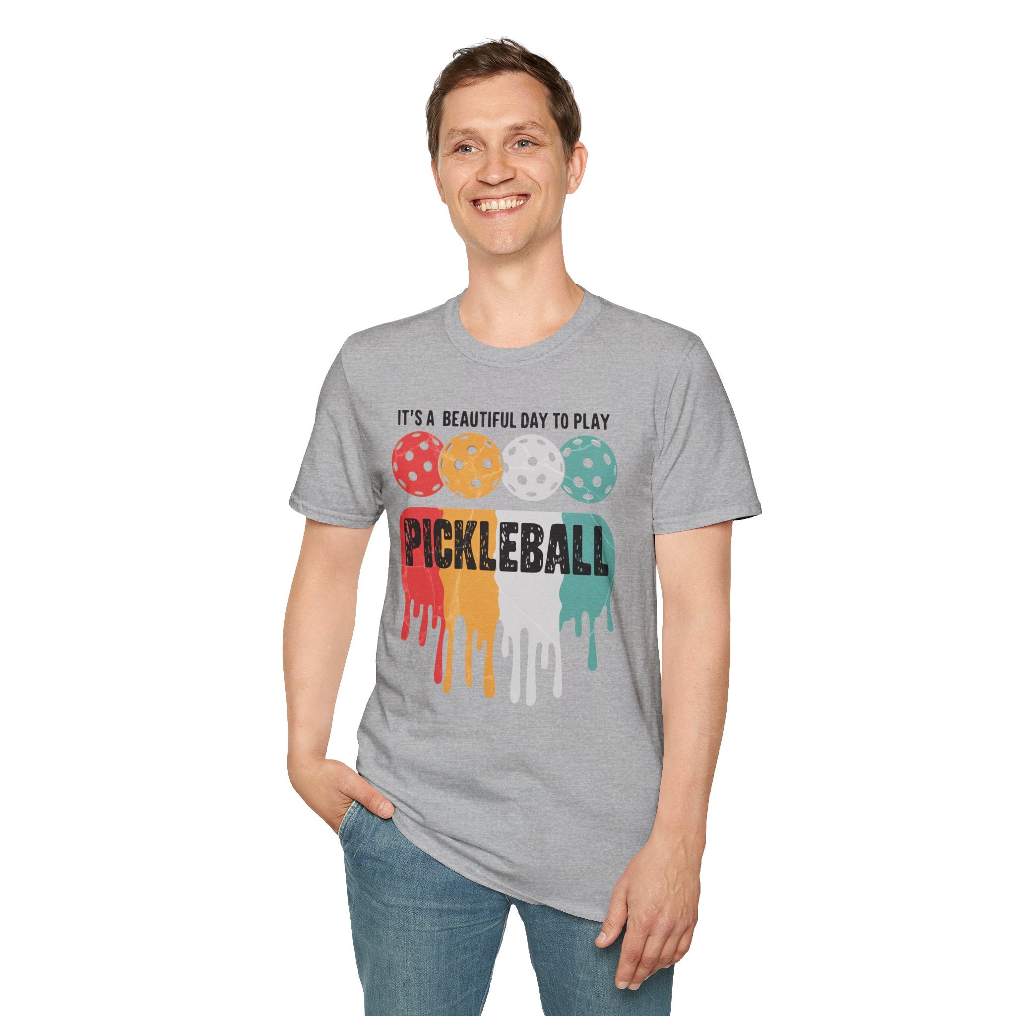 It's A Beautiful Day To Play Pickleball T-shrit - Pickleball T-Shirt Design 27