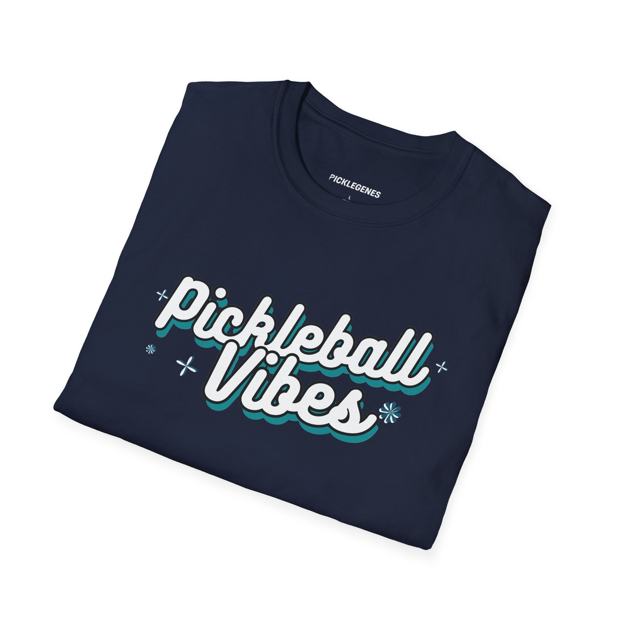 Pickleball Vibes Typo Pickleball T-Shirts - Pickleball T-Shirt Design 32