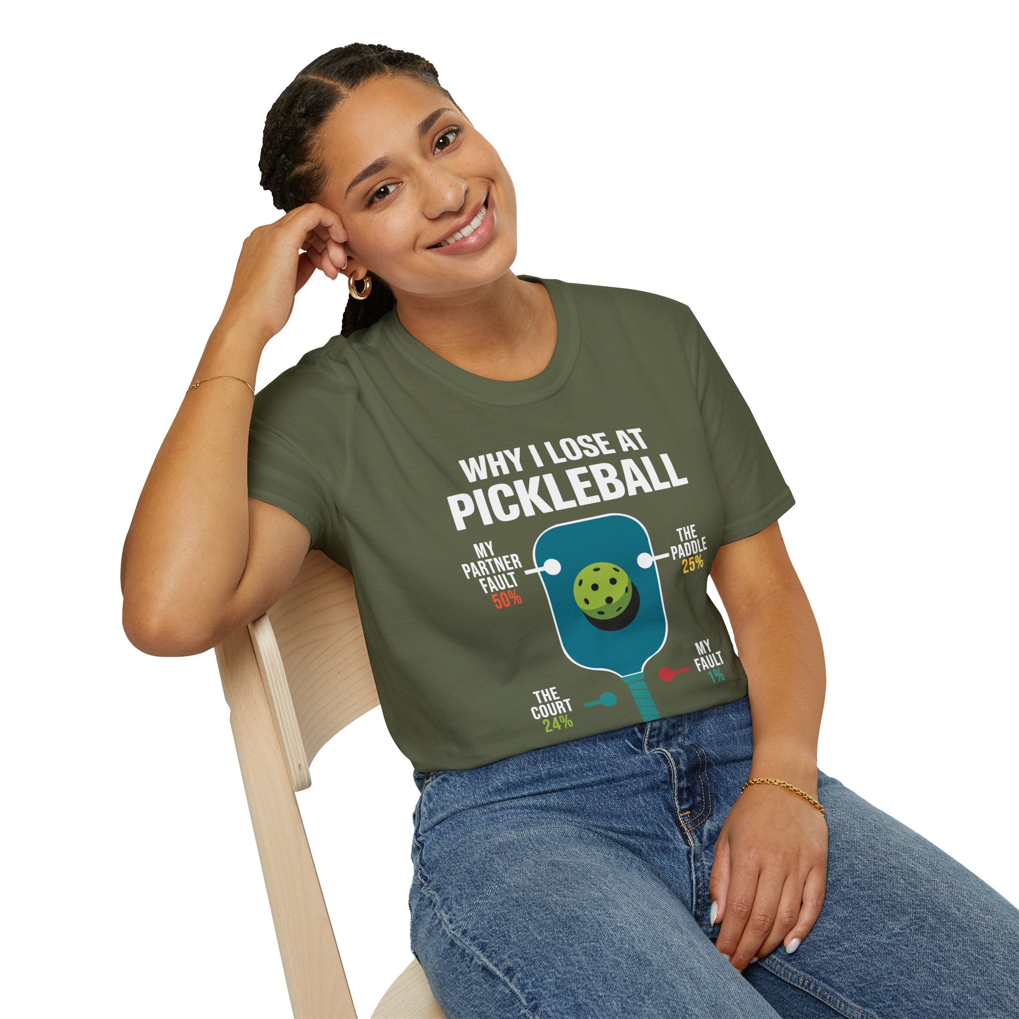 Why I Lose At Pickleball T-shirt - Pickleball T-Shirt Design 38