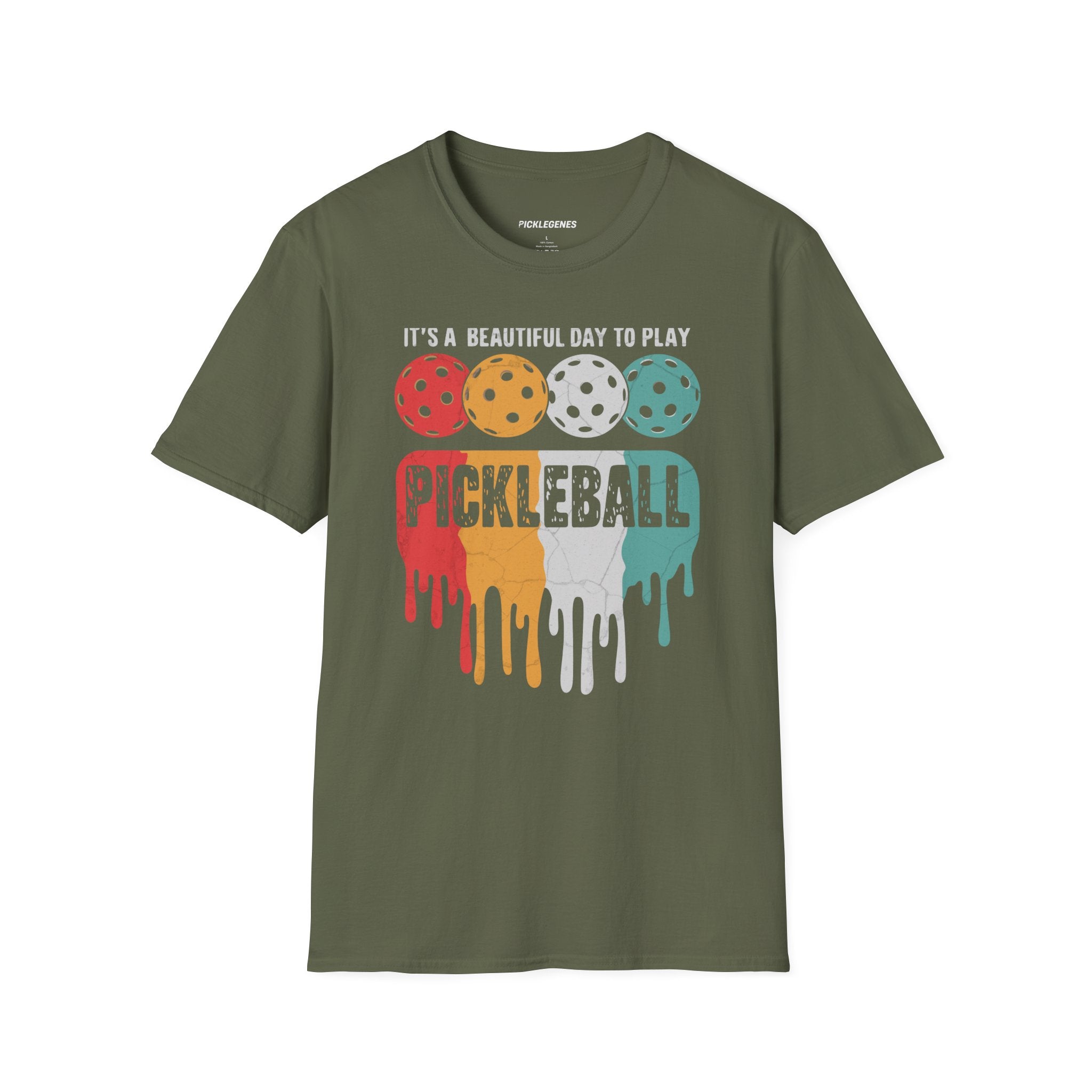 It's A Beautiful Day To Play Pickleball T-shrit - Pickleball T-Shirt Design 13