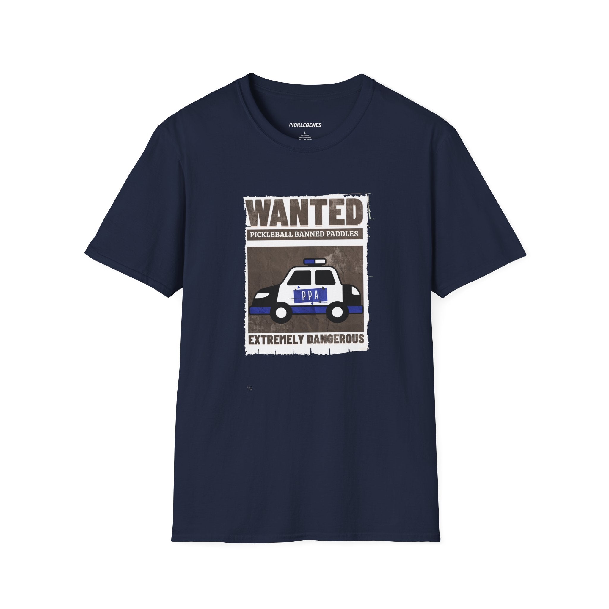 Wanted Banned Pickleball T-Shirt - Pickleball T-Shirt Design 13