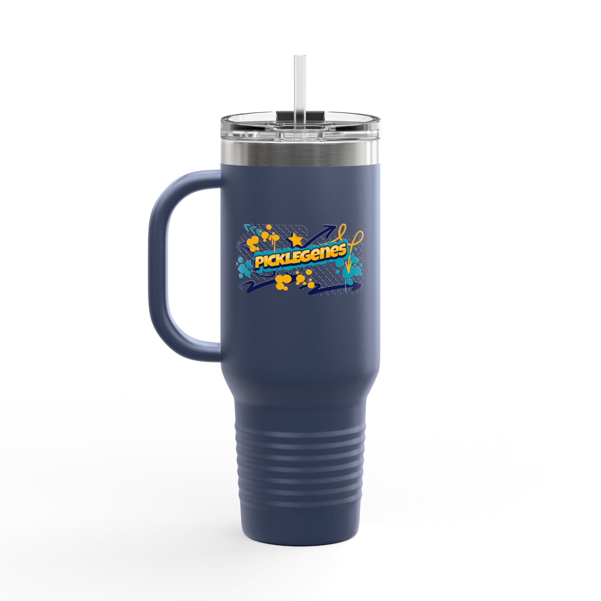Picklegenes Graffiti Insulated Travel Mug