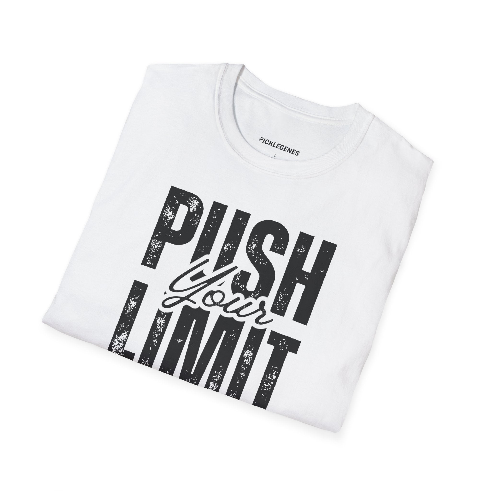Push Your Limit Athletic Pickleball T-shirt - Pickleball T-Shirt Design 16