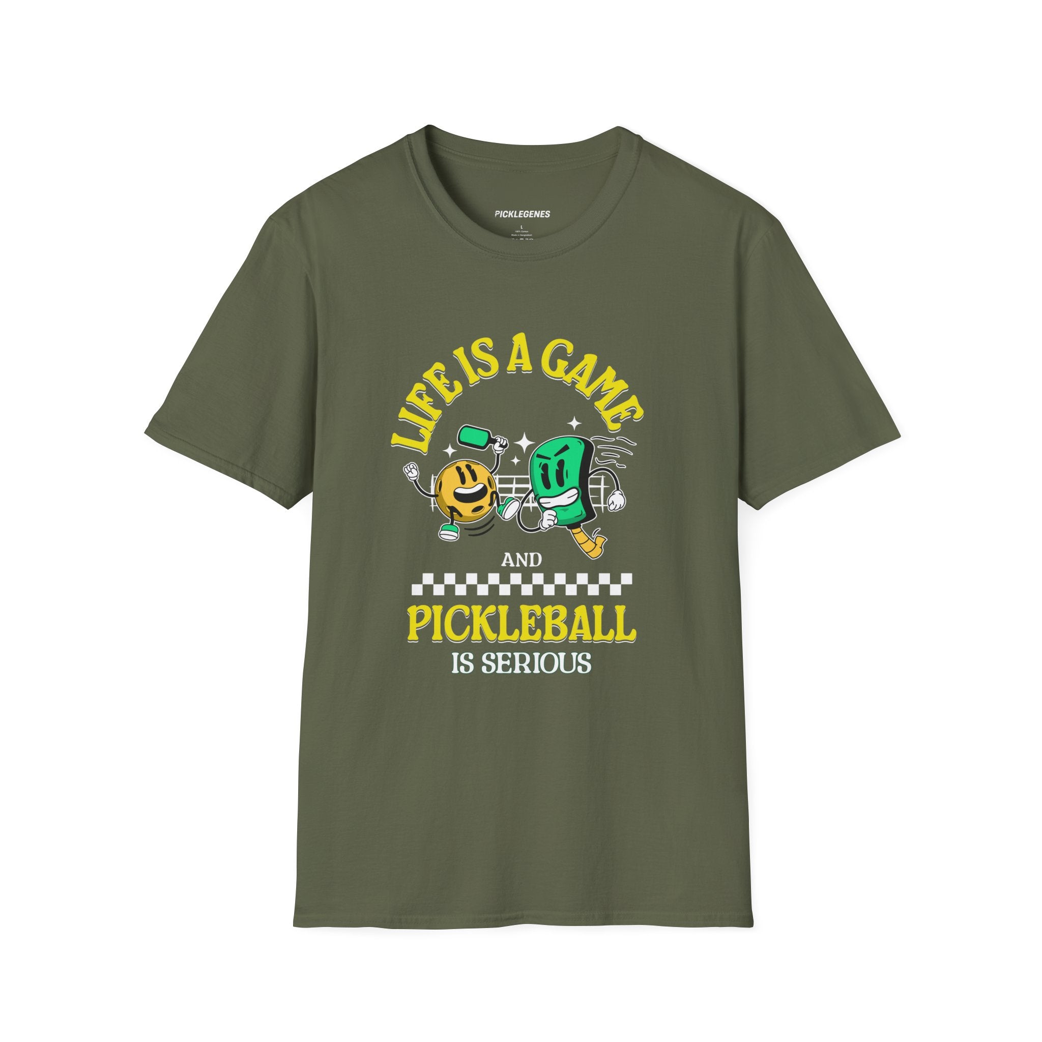 Life Is A Game Pickleball T-Shirt - Pickleball T-Shirt Design 11