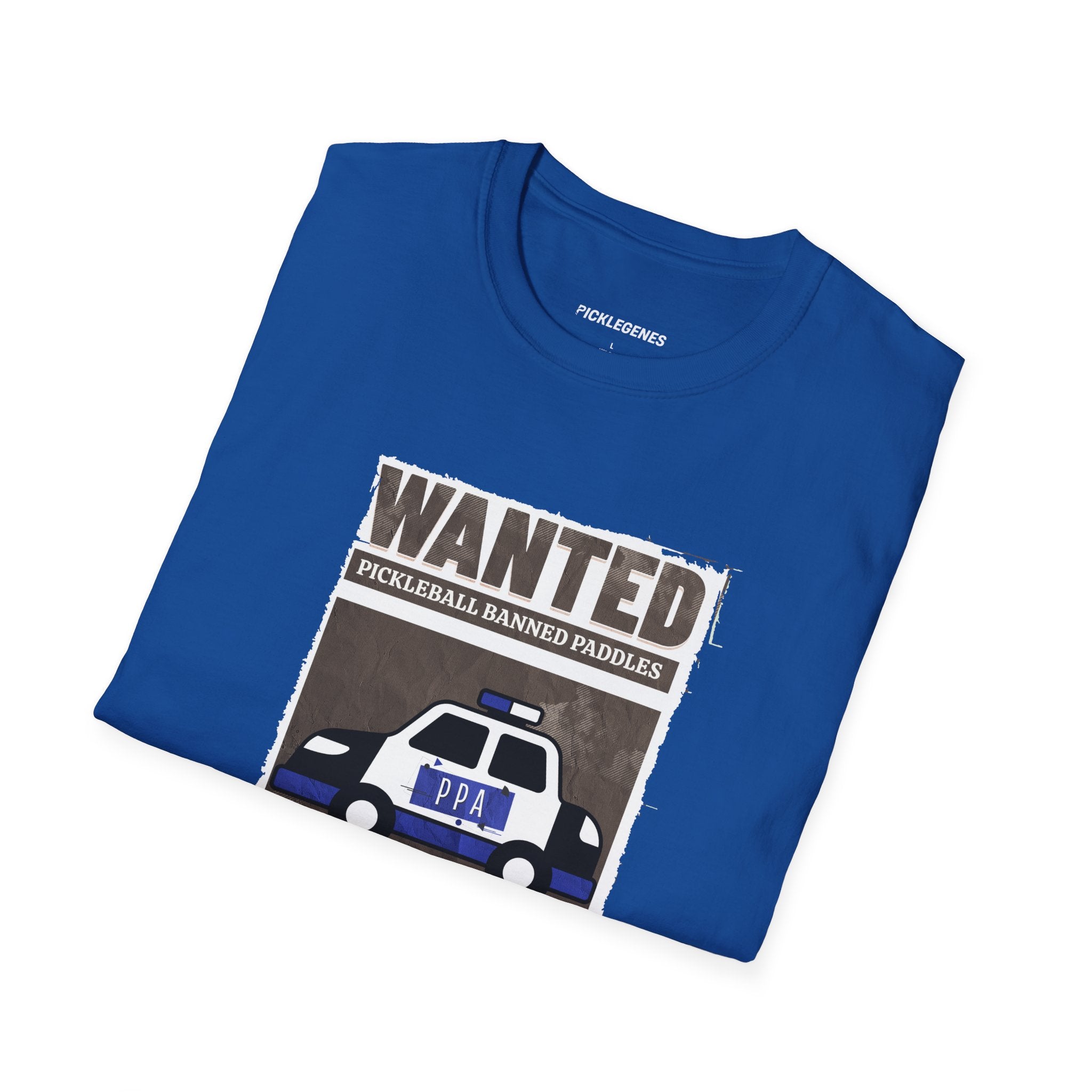 Wanted Banned Pickleball T-Shirt - Pickleball T-Shirt Design 29