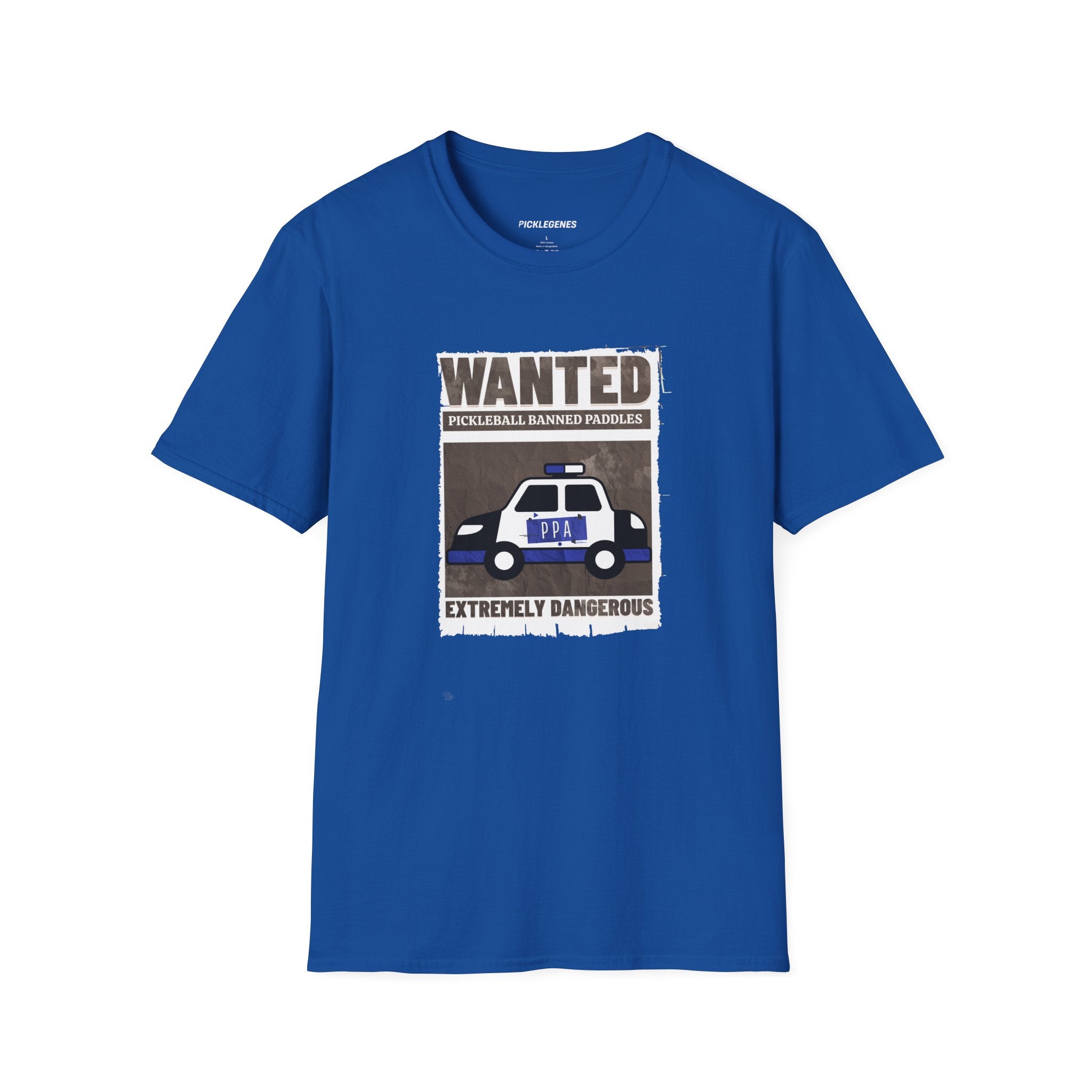 Wanted Banned Pickleball T-Shirt - Pickleball T-Shirt Design 12
