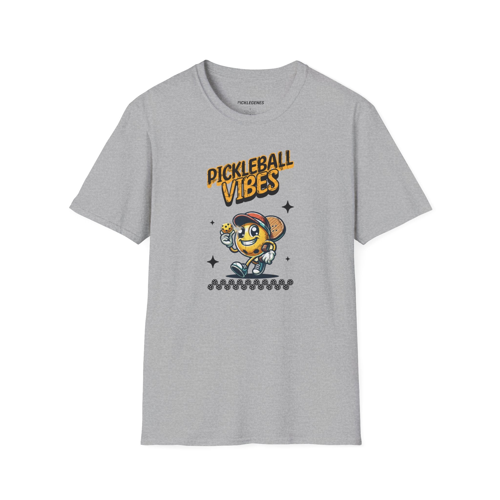Pickleball Vibes Animated Funny Pickleball T-shirt for Pickleball Players - Pickleball T-Shirt Design 10