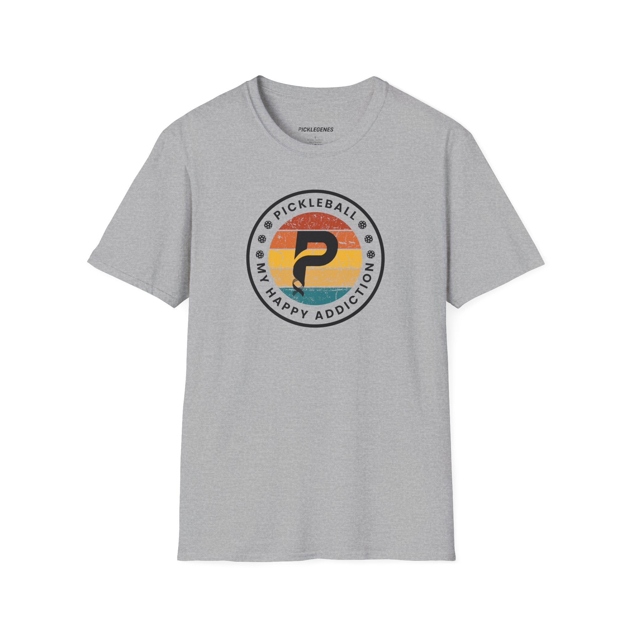 Pickleball My Happy Addiction Pickleball T-shirt - Pickleball T-Shirt Design 9