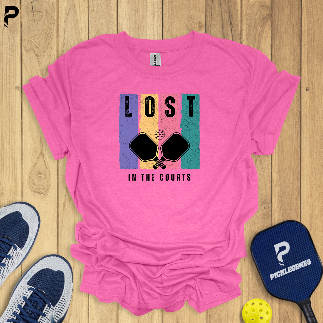 Lost In The Courts - Pickleball T-Shirt Design 6