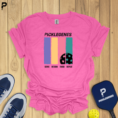 Serve Return Third Repeat Pickleball T-shirt - Size Chart