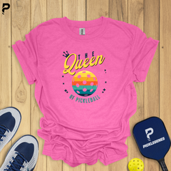 The Queen Of Pickleball T-shirt - Back View