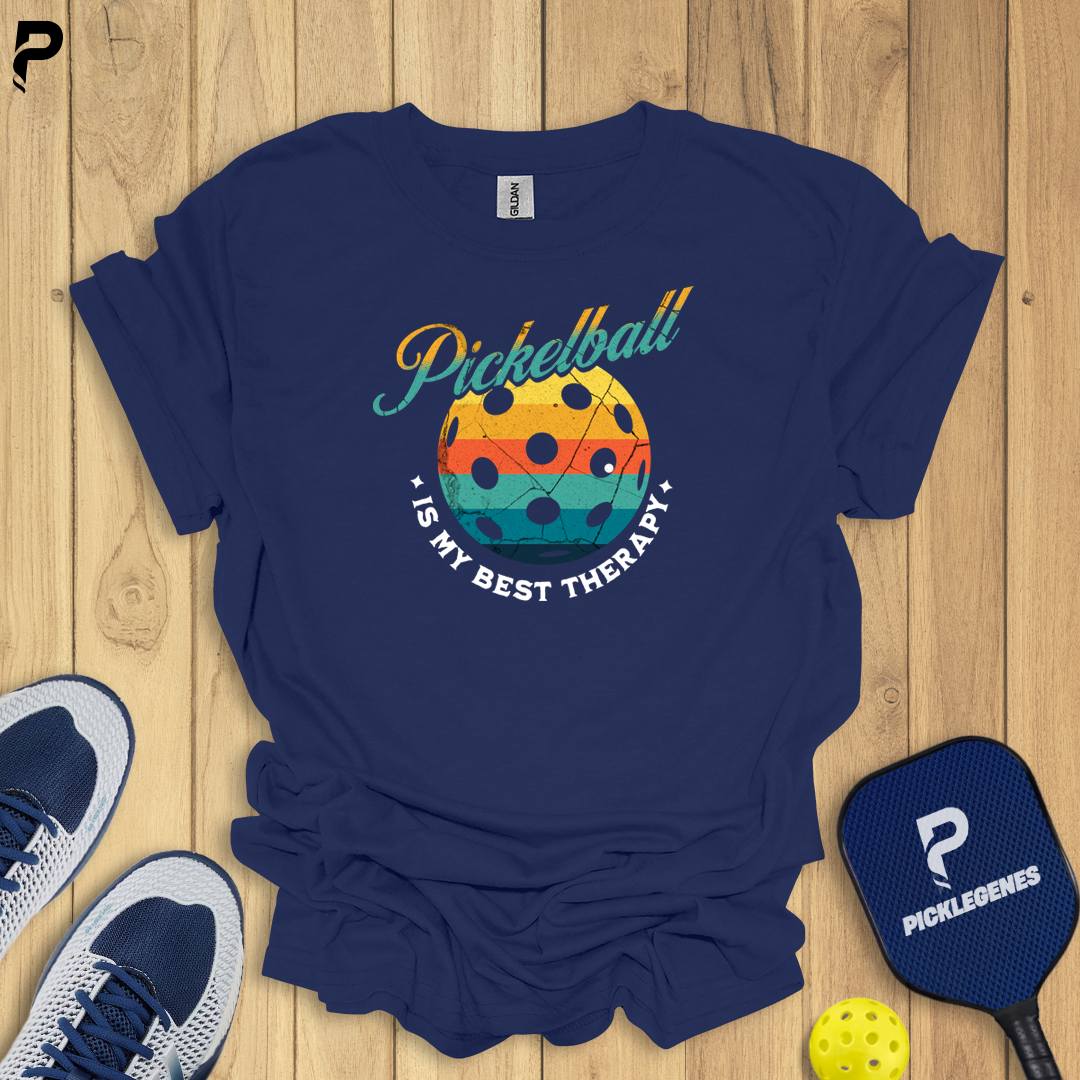 Pickleball Is My Best Therapy Funny Pickleball T-shirt - Pickleball T-Shirt Design 6