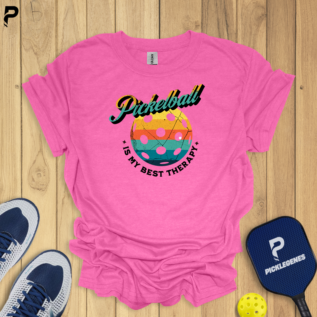 Pickleball Is My Best Therapy Funny Pickleball T-shirt - Pickleball T-Shirt Design 7