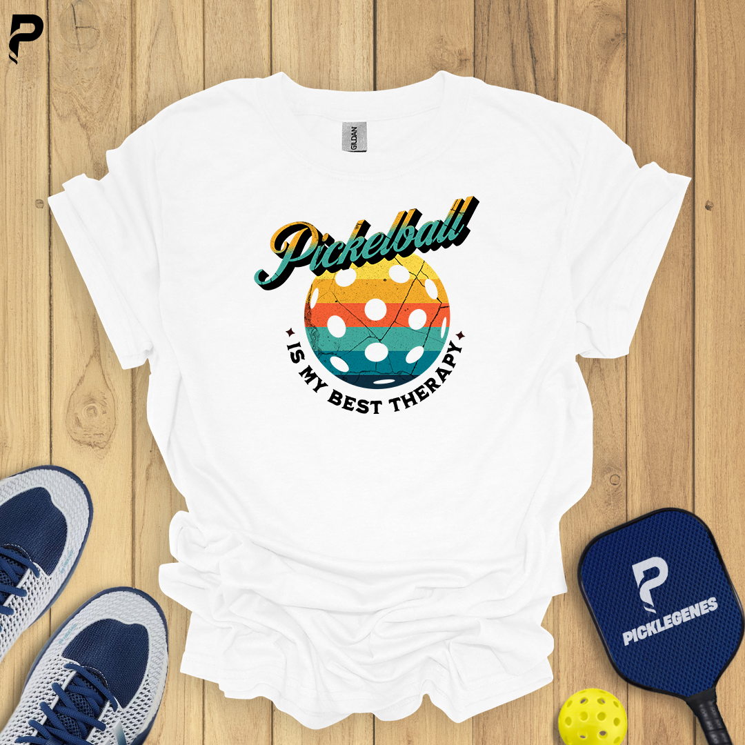 Pickleball Is My Best Therapy Funny Pickleball T-shirt - Pickleball T-Shirt Design 5