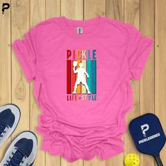 Pickleball Life Style Cool Pickleball T-shirt for Men and Women - Size Chart