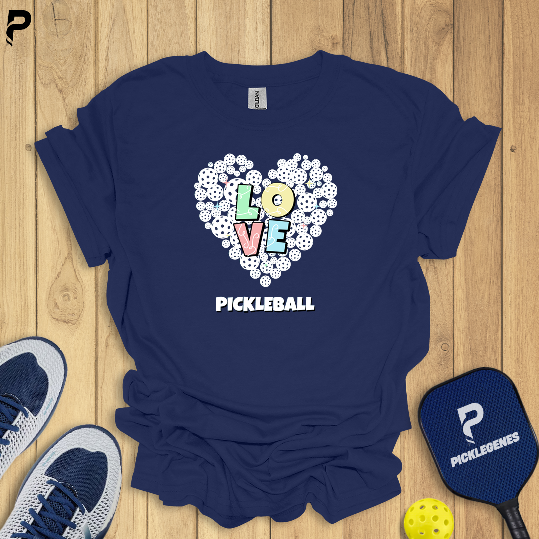 Love Pickleball T-shirt - Back View