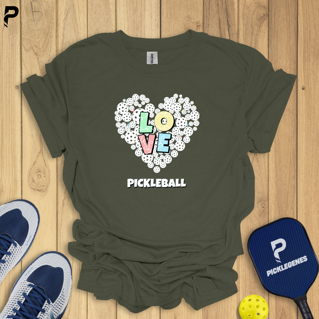 Love Pickleball T-shirt - Size Chart