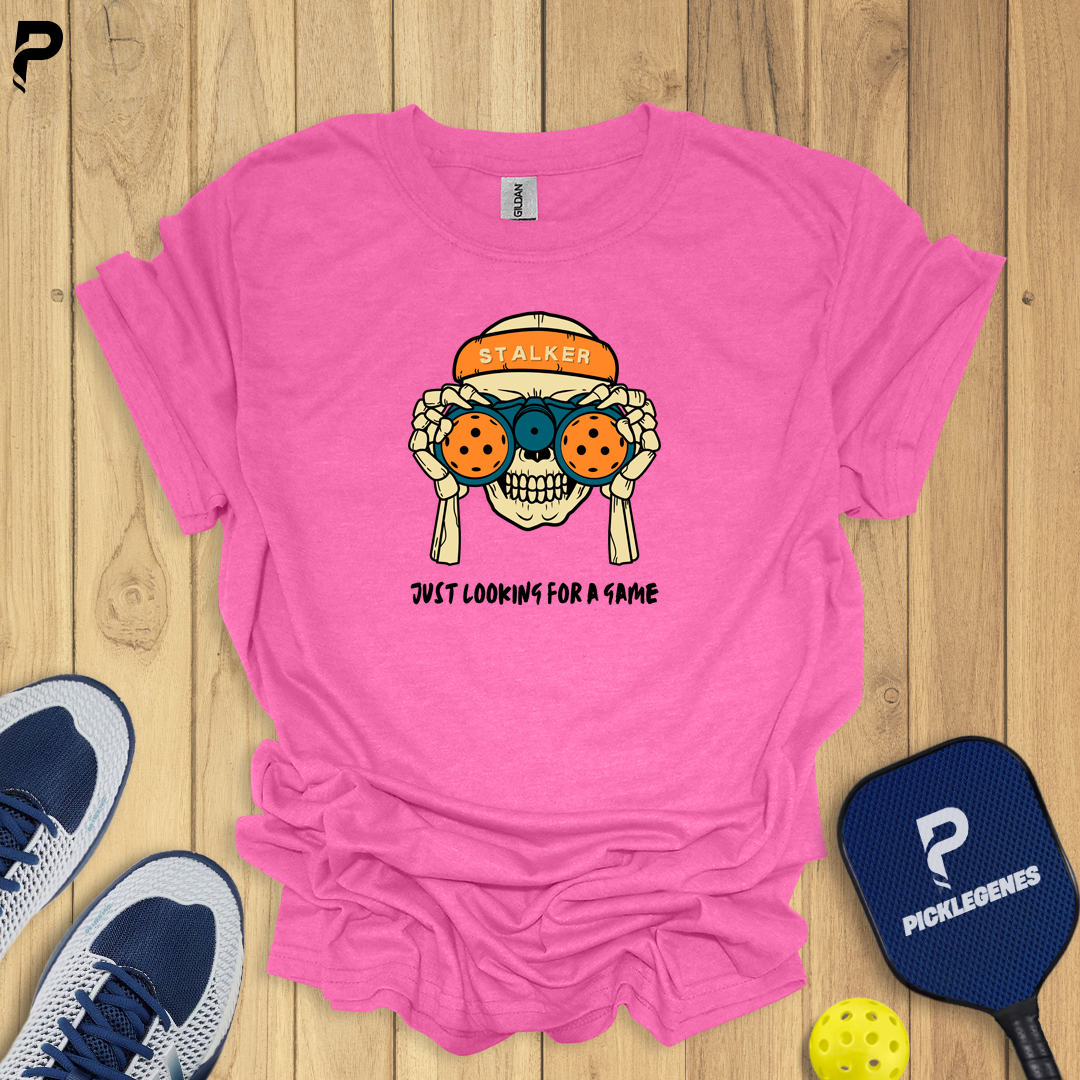 Stalker Just Looking Pickleball T-shirt - Size Chart