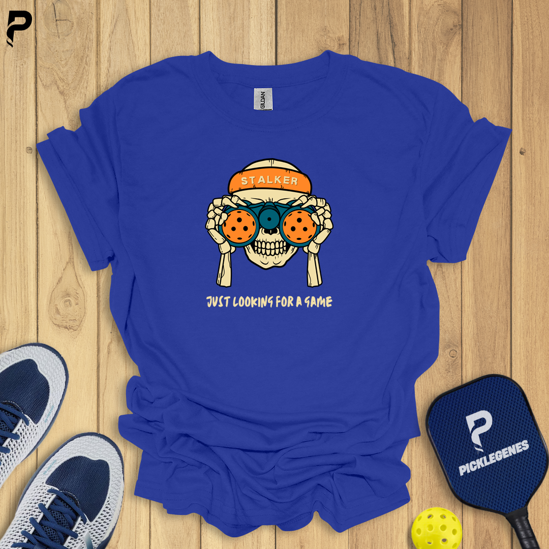 Stalker Just Looking Pickleball T-shirt - Pickleball T-Shirt Design 6