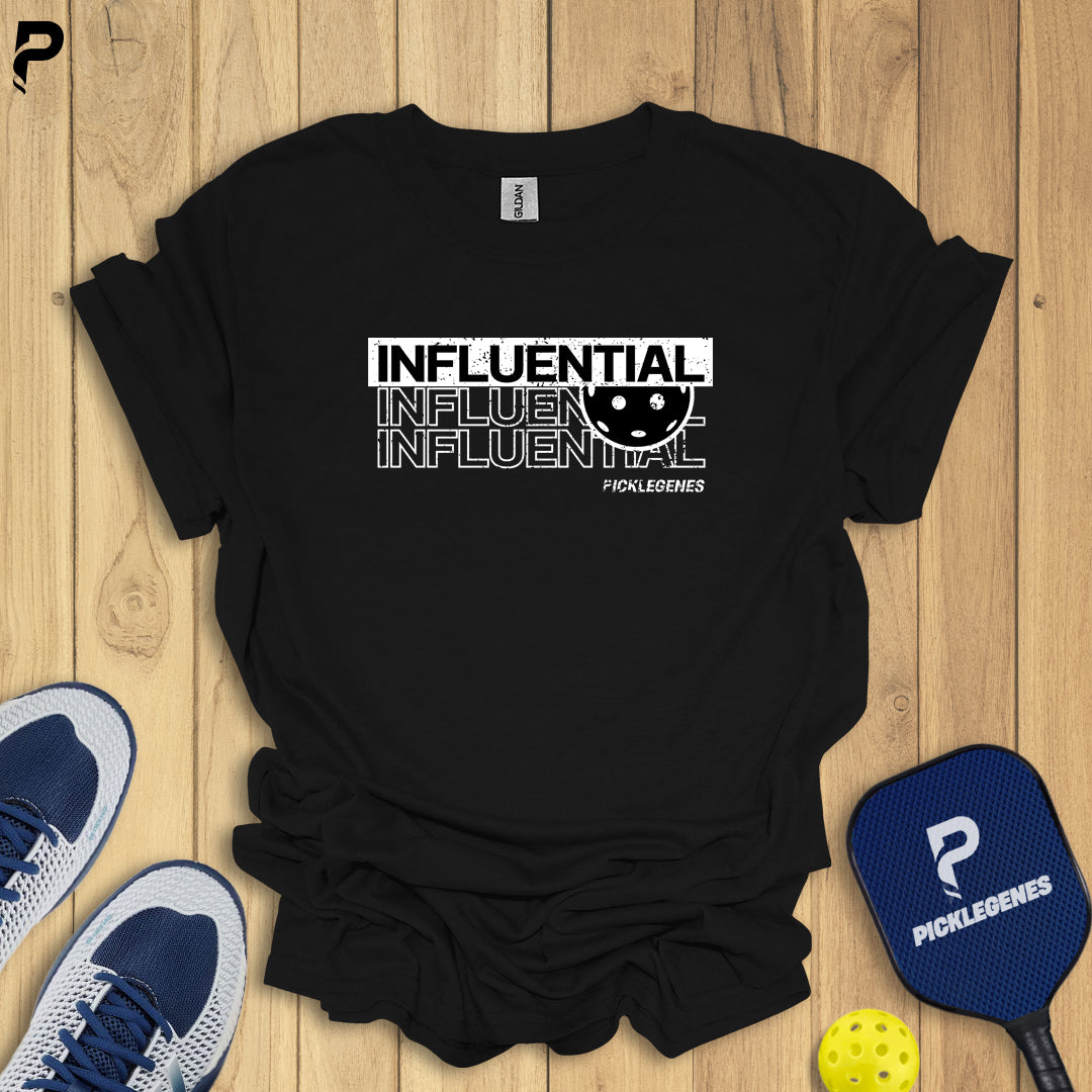 Influential Pickleball T-shirt - Back View