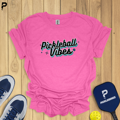 Pickleball Vibes Typo Pickleball T-Shirts - Pickleball T-Shirt Design 4