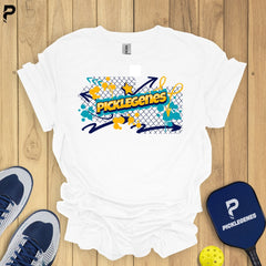 Picklegenes Graphic Pickleball T-shirt - Size Chart
