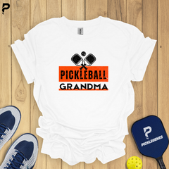 Pickleball Grandma Pickleball T-shirt - Back View