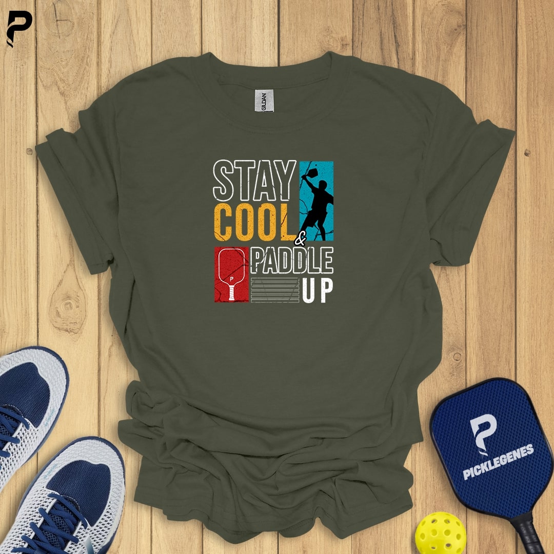 Simple Pickleball And Sunshine Stay Cool Pickleball T-Shirt for Men and Women - Pickleball T-Shirt Design 5