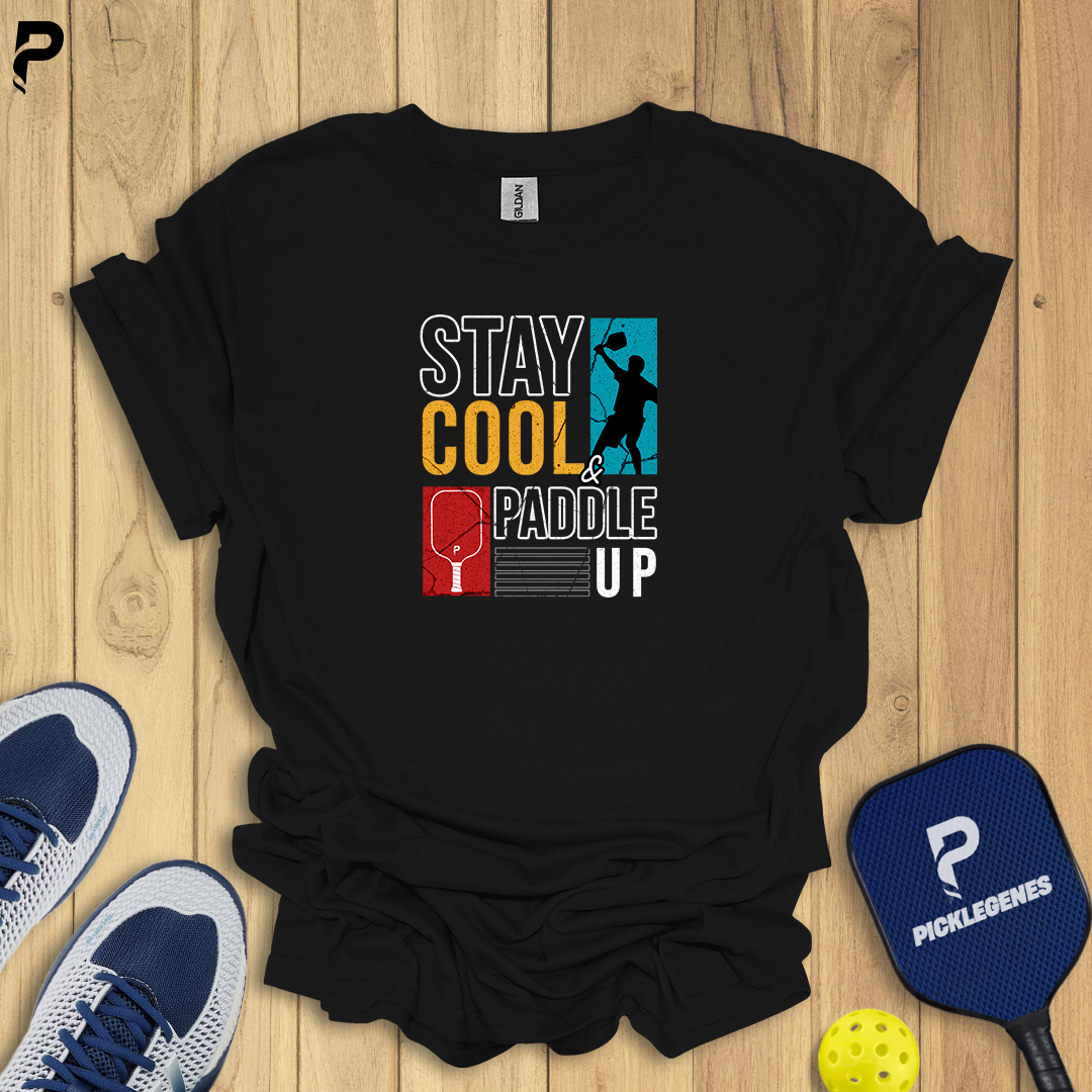 Simple Pickleball And Sunshine Stay Cool Pickleball T-Shirt for Men and Women - Size Chart