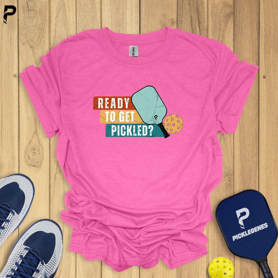 Ready To Get Pickled Pickleball T-shirt - Pickleball T-Shirt Design 5