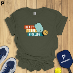 Ready To Get Pickled Pickleball T-shirt - Back View