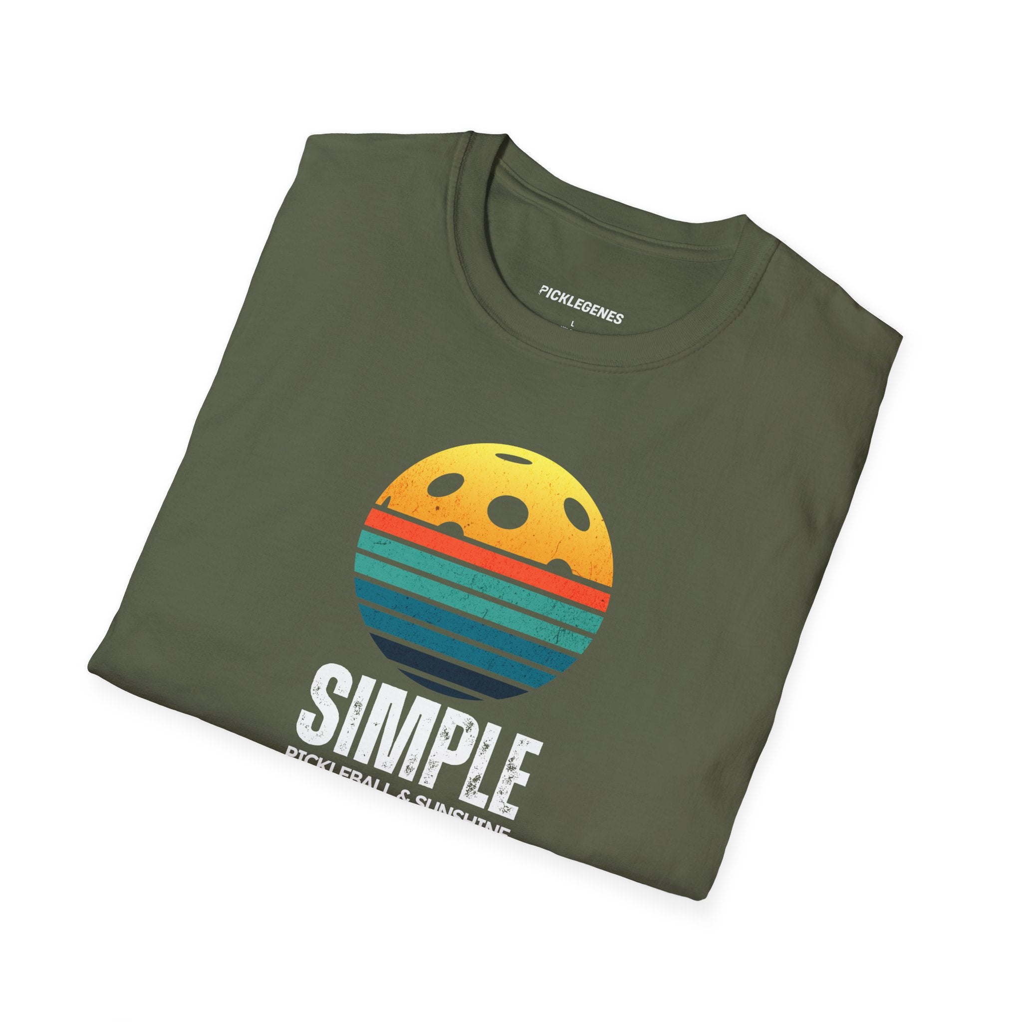 Simple Pickleball And Sunshine Pickleball T-shirt - Pickleball T-Shirt Design 26